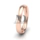 Solid Dome Step Wedding Band 