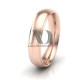 Solid Dome Step Wedding Band 