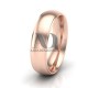 Solid Dome Step Wedding Band 