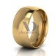 Solid Dome Step Wedding Band 