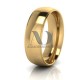 Solid Dome Step Wedding Band 