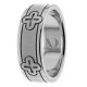 7.5mm Wide Christian Wedding Ring